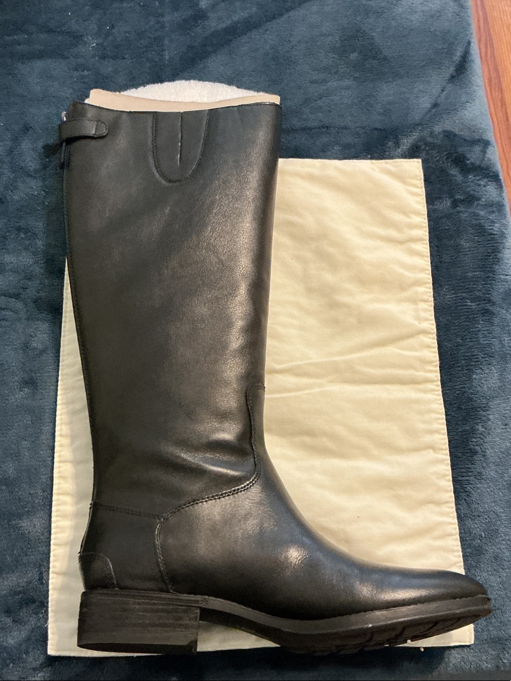 Sam Edelman Black Over-the-Knee Leather Boot
